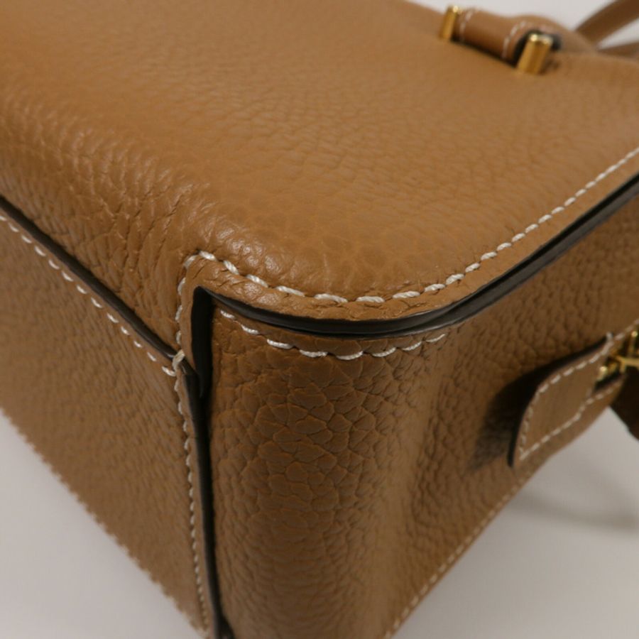 Delvaux 牛皮皮革Cool Box Mini手挽肩背兩用袋-13