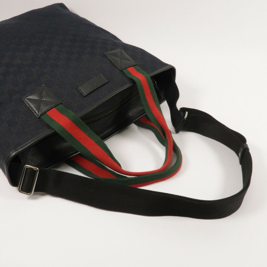 GUCCI 帆布2 Way Shoulder手挽肩背兩用袋-8