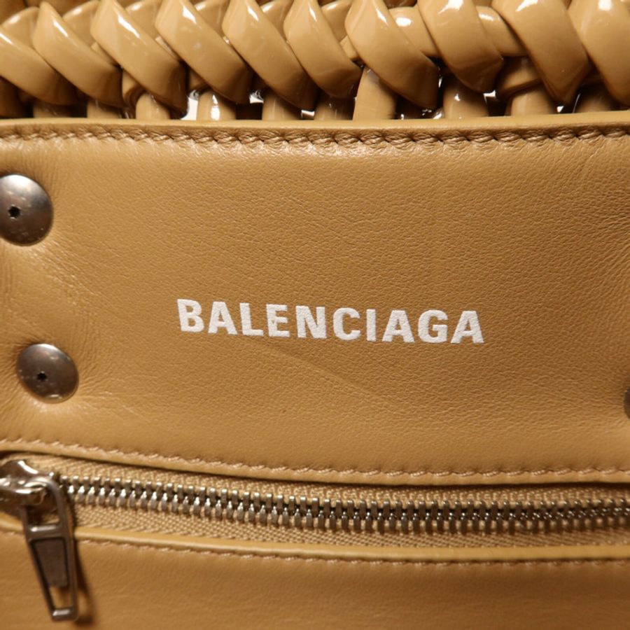 BALENCIAGA 漆皮皮革Bistro XXS手挽肩背兩用袋-5