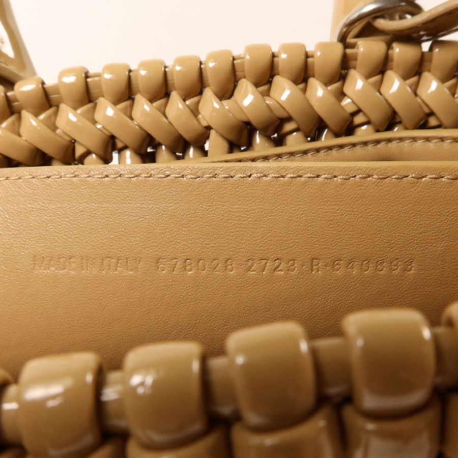 BALENCIAGA 漆皮皮革Bistro XXS手挽肩背兩用袋-6