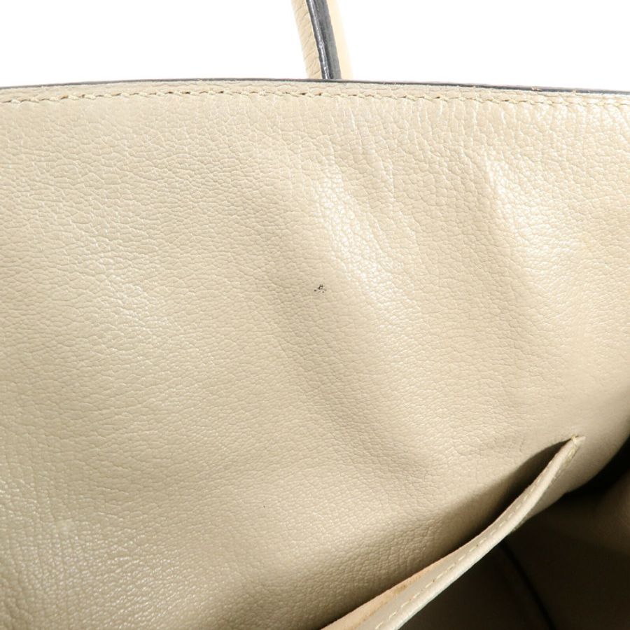 HERMES Togo皮革Birkin 30手挽袋Gris Tourterelle-16