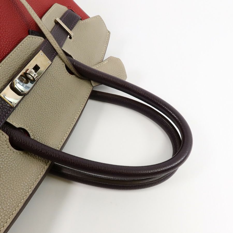 HERMES Togo皮革Birkin 30手挽袋3 Tone-9