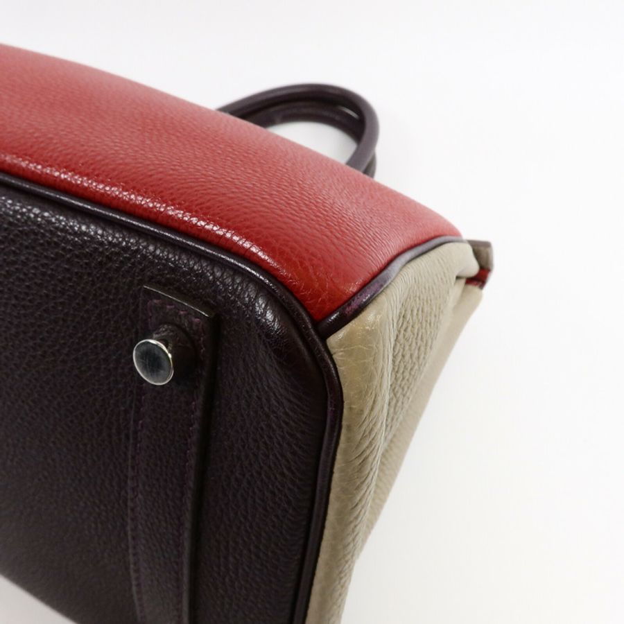 HERMES Togo皮革Birkin 30手挽袋3 Tone-10