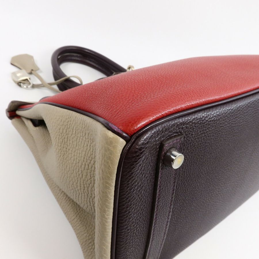 HERMES Togo皮革Birkin 30手挽袋3 Tone-11