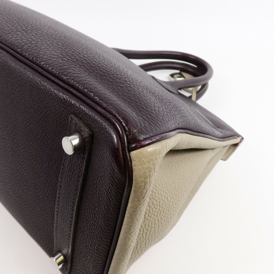 HERMES Togo皮革Birkin 30手挽袋3 Tone-12