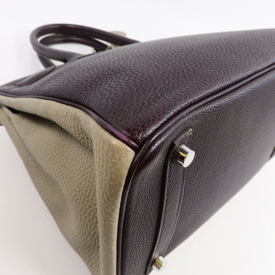 HERMES Togo皮革Birkin 30手挽袋3 Tone-13