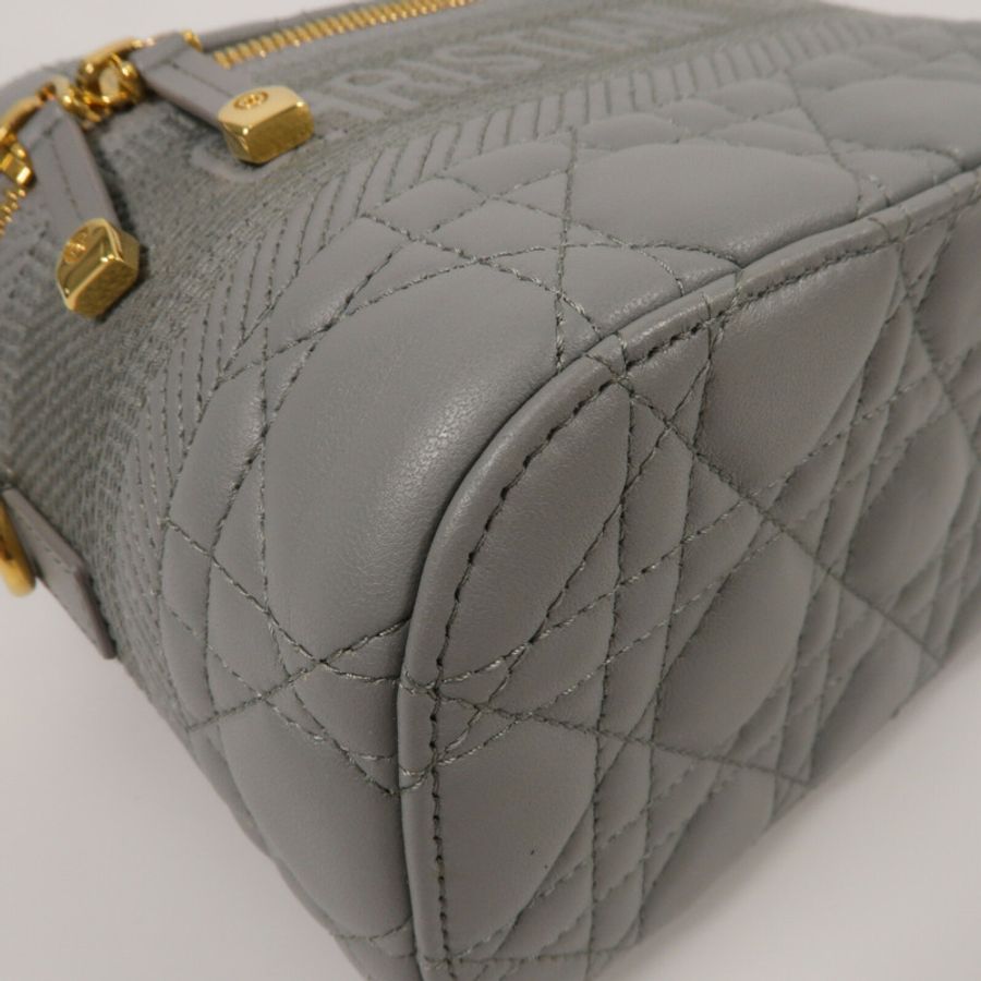 Dior 羊皮皮革Travel Vanity Case手挽肩背兩用袋-9