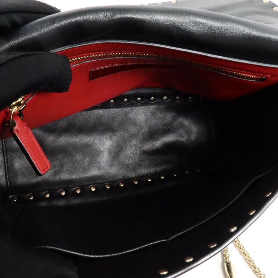 Valentino 牛皮皮革Rockstud Spike Large手挽肩背兩用袋-4