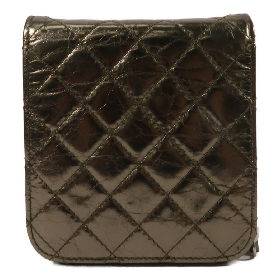 CHANEL 牛皮皮革Chain Shoulder鏈帶肩背袋-2
