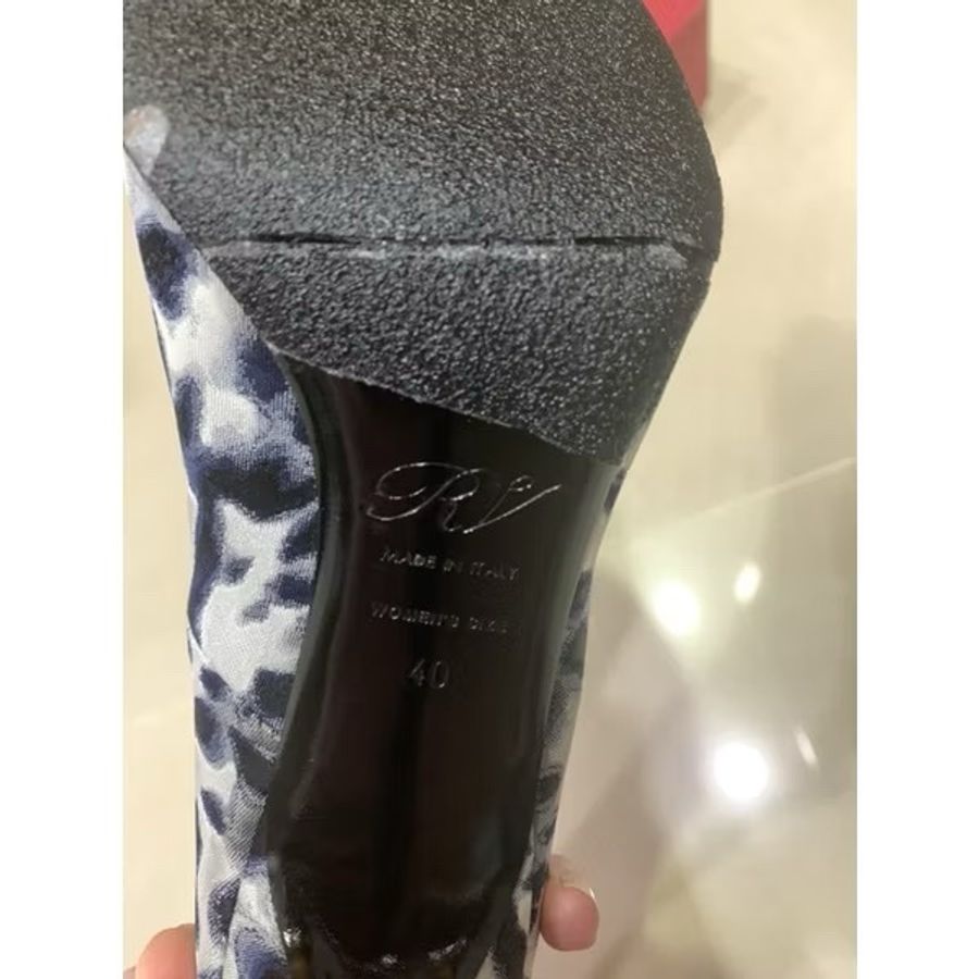 全新 Roger Vivier 經典方扣印花高跟鞋｜全新未使用｜Paris｜優雅氣質款-4