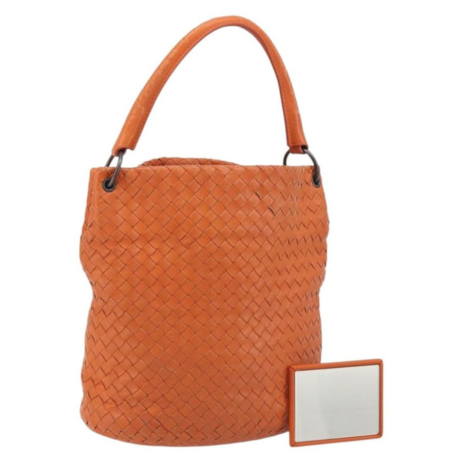 【日本直送】BOTTEGA VENETA INTRECCIATO 手提包皮革橙色正品 ep15482A-0