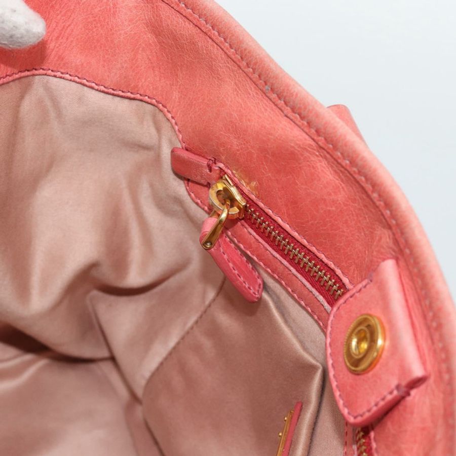 【日本直送】Miu Miu 手提包 皮革 兩用 粉金配色 正品 am12098V-20