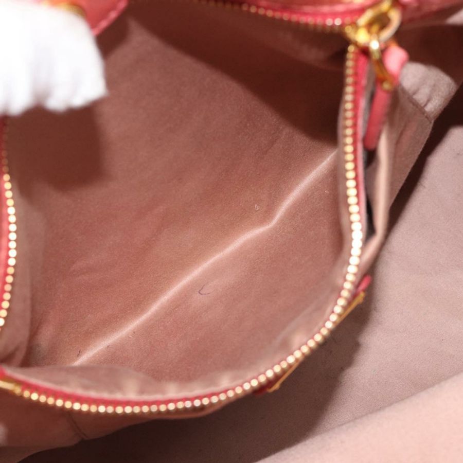 【日本直送】Miu Miu 手提包 皮革 兩用 粉金配色 正品 am12098V-21