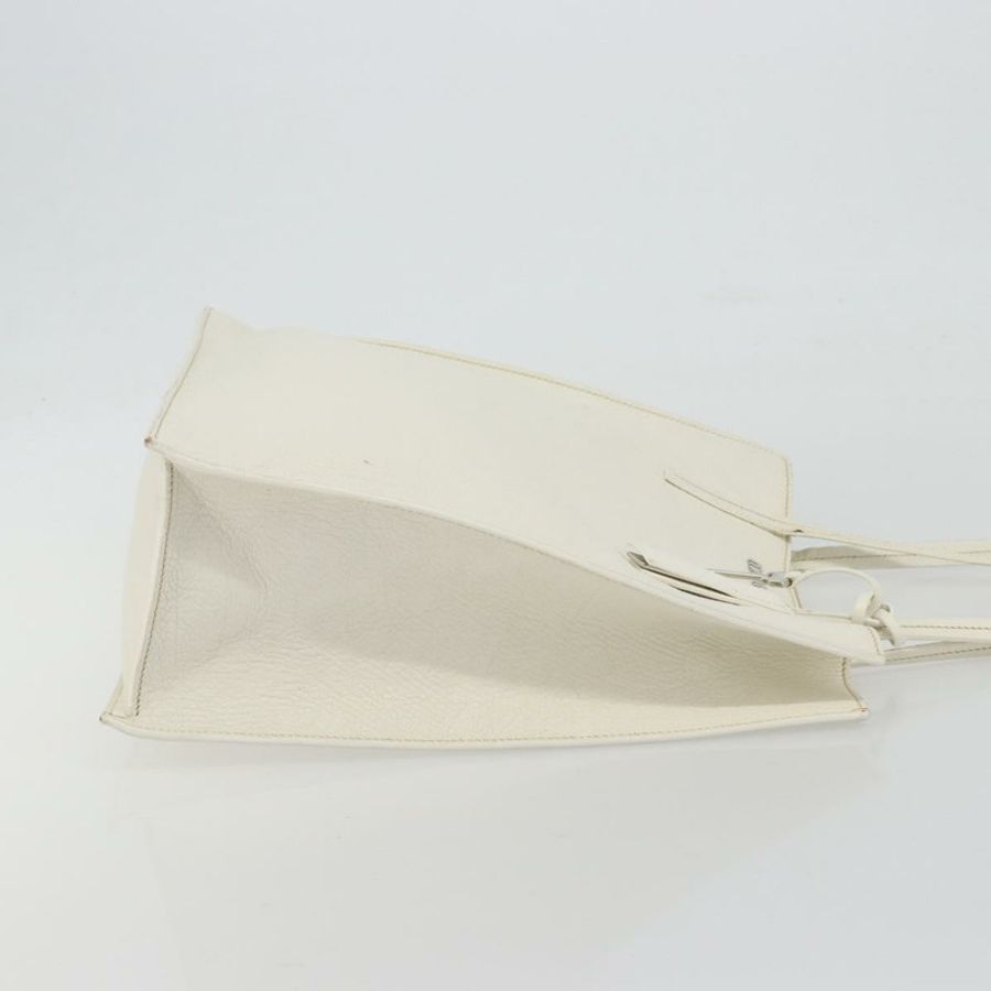 【日本直送】Miu Miu 托特包 皮革 白色 銀色 正品 bs36295A-2