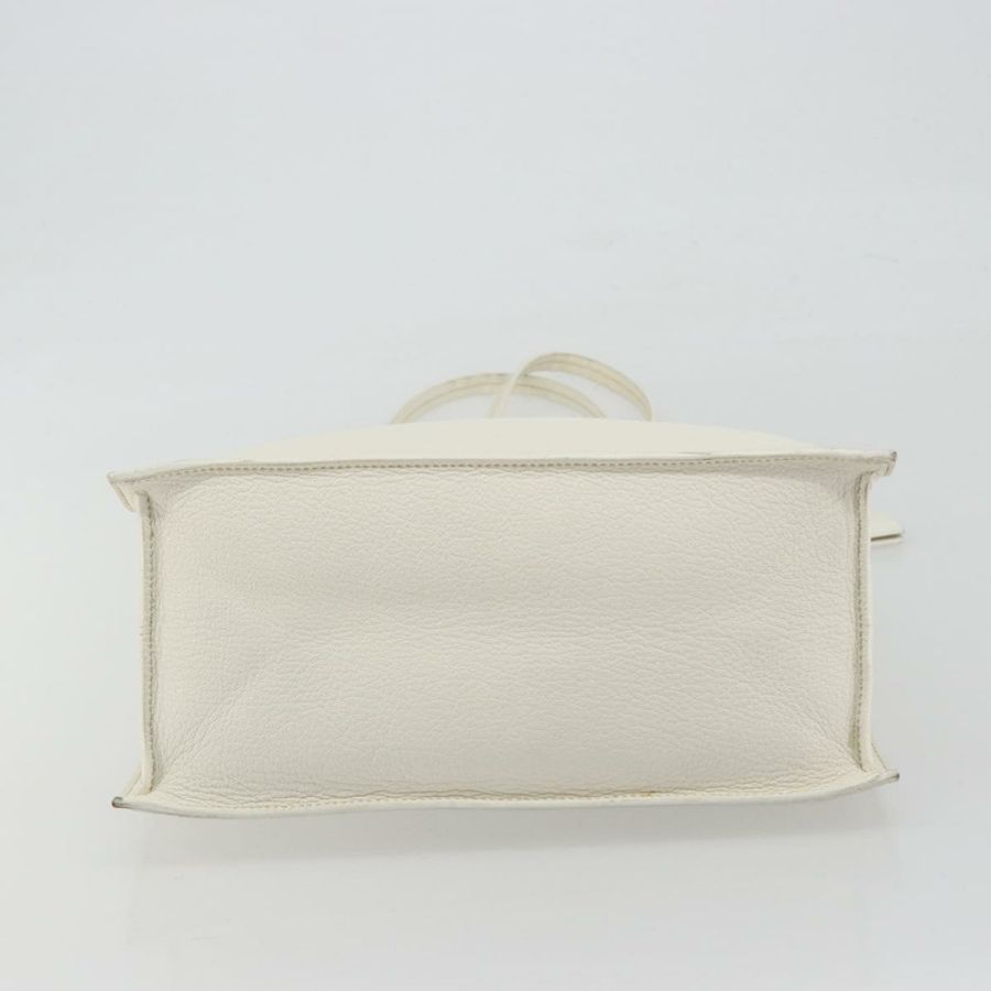 【日本直送】Miu Miu 托特包 皮革 白色 銀色 正品 bs36295A-4