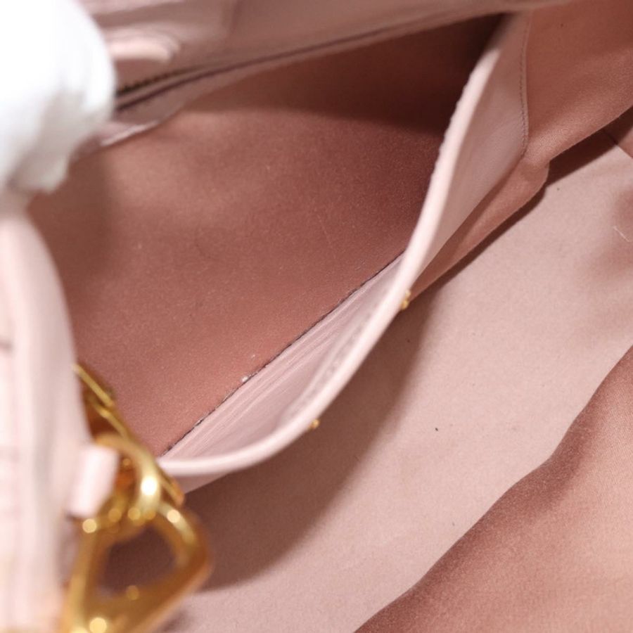 【日本直送】Miu Miu 手提包 皮革 兩用 粉紅金 5BG061 正品 am12025V-20