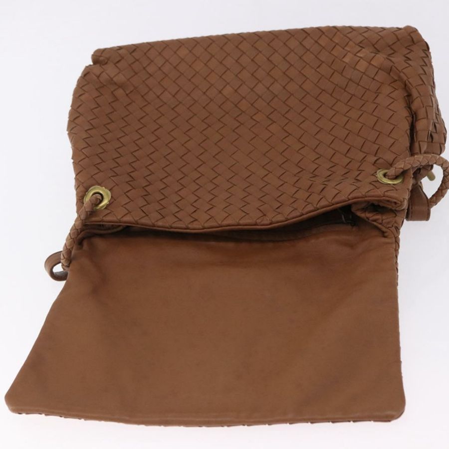 【日本直送】BOTTEGA VENETA INTRECCIATO 手袋 皮革 棕色 金色 正品 191079V-8