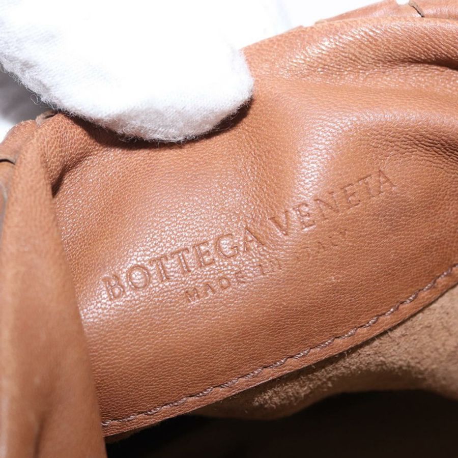 【日本直送】BOTTEGA VENETA INTRECCIATO 手袋 皮革 棕色 金色 正品 191079V-18