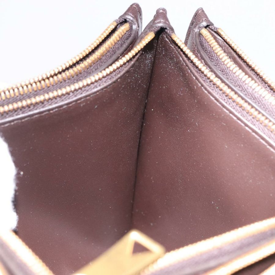 【日本直送】BOTTEGA VENETA MAXI INTRECCIATO 手拿包皮革深棕金色正品 ki6767M-17