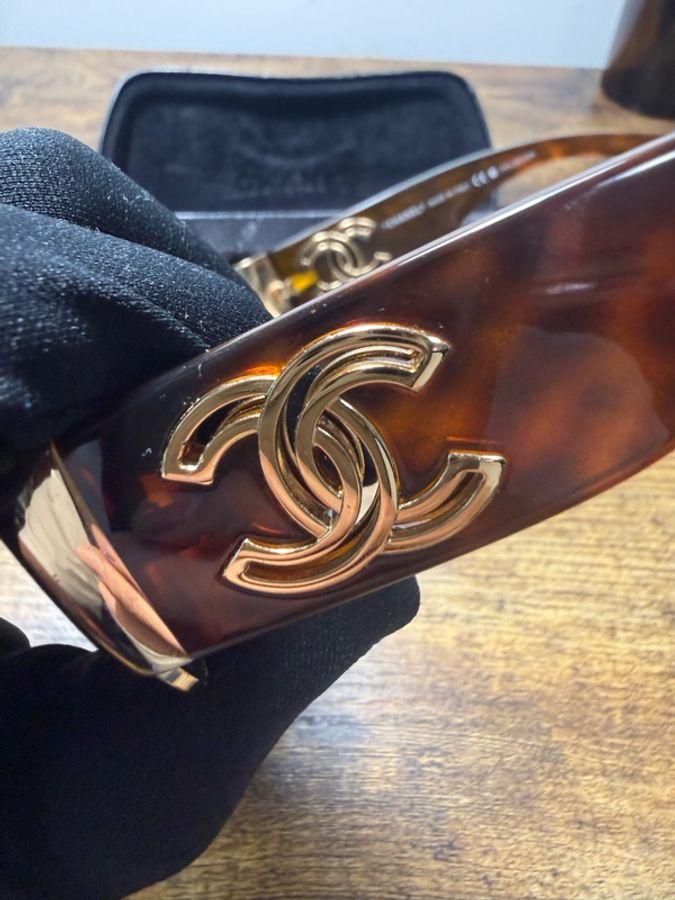 Chanel Glod Farame 4153太陽眼鏡-2