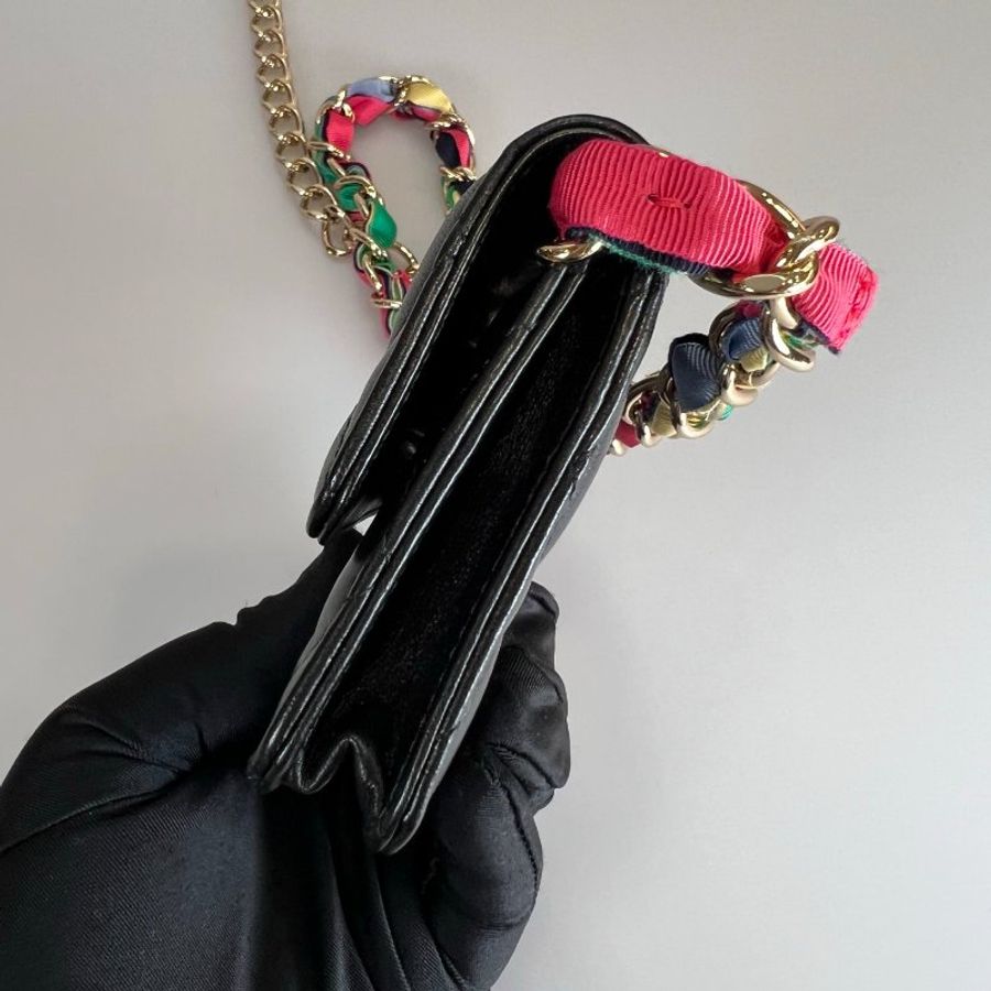 CHANEL 腰帶鍊包彩色 保卡款3094445-3