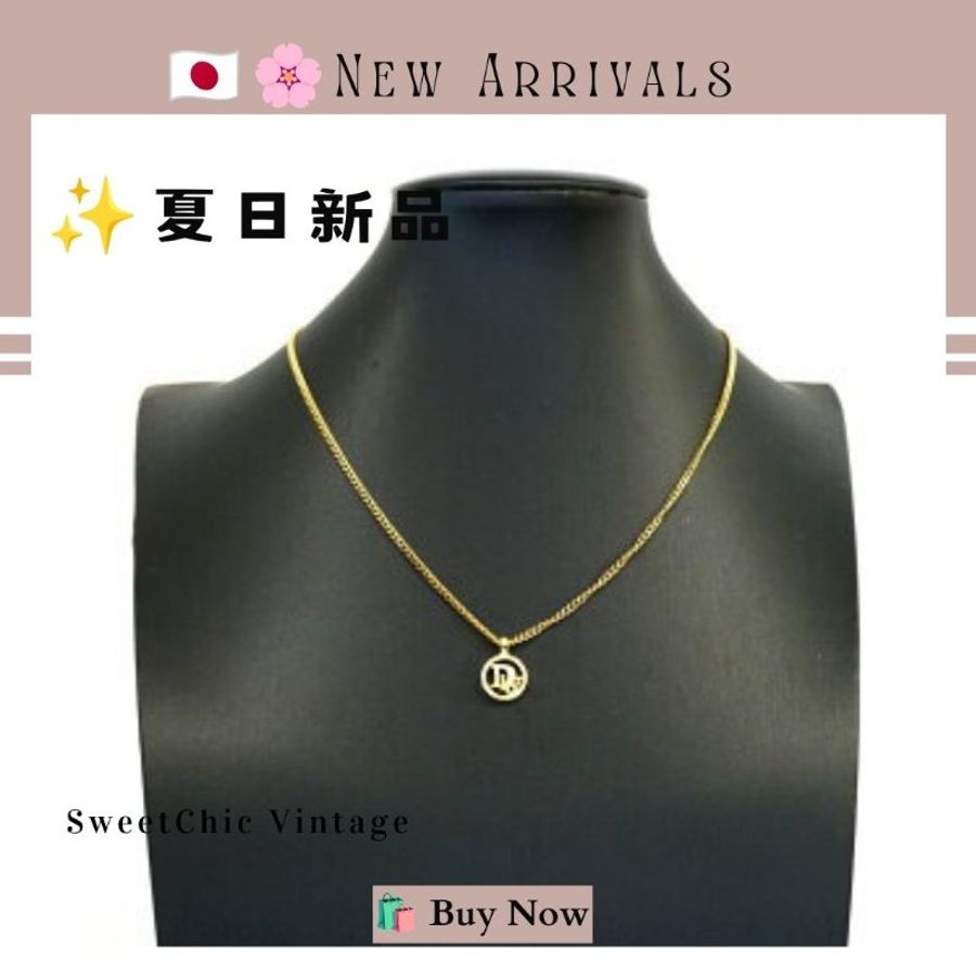 🛍️🎁 🔥7月新品【預訂】 💘CHRISTIAN DIOR Logo 金色項鍊 🔥 熱賣款 DIOR 項鍊-4