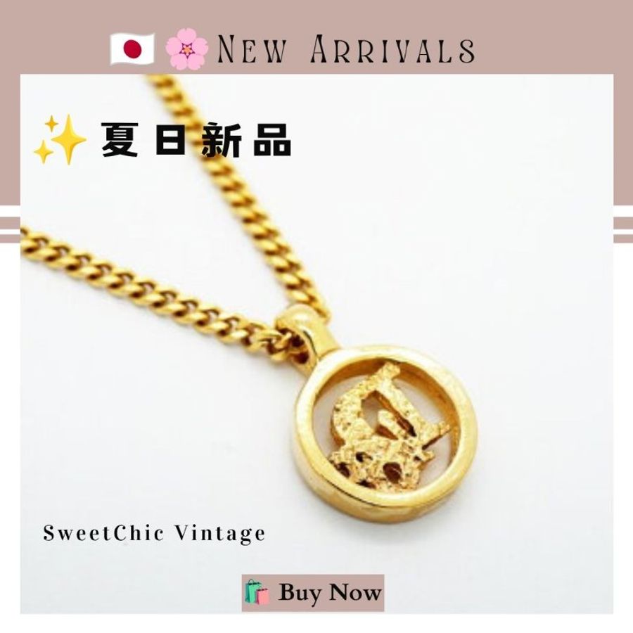 🛍️🎁 🔥7月新品【預訂】 💘CHRISTIAN DIOR Logo 金色項鍊 🔥 熱賣款 DIOR 項鍊-5