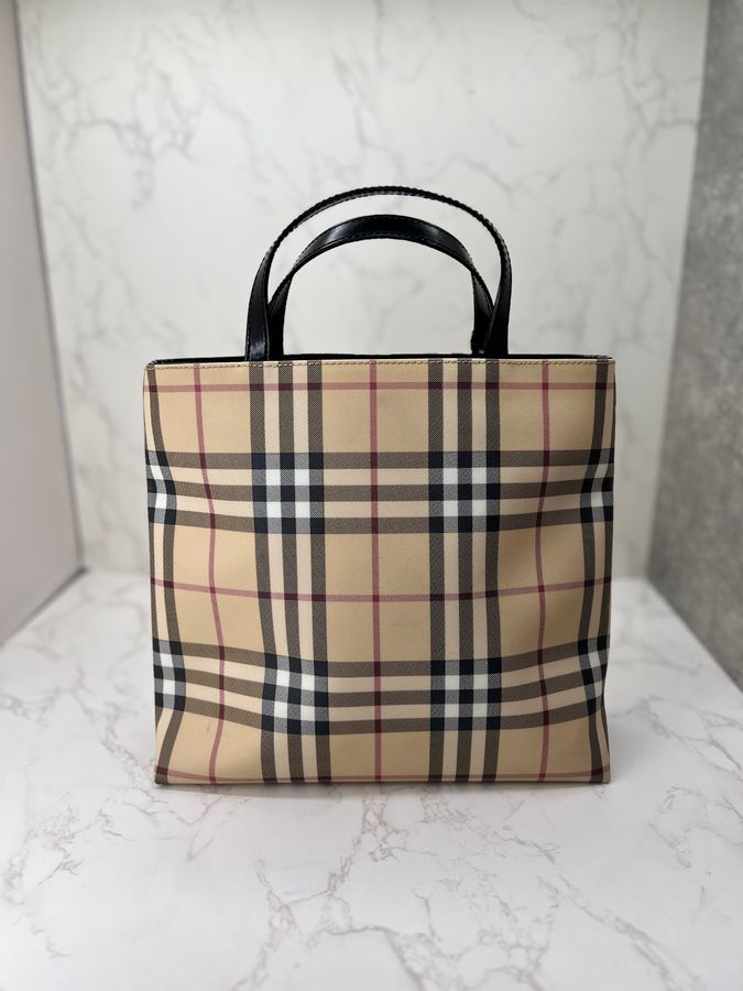 香緹國際精品 BURBERRY 格紋托特包 1174-1