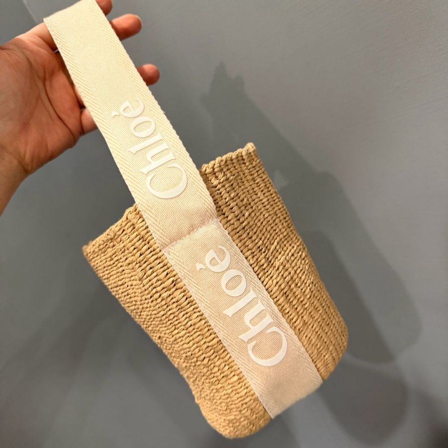 Chloe woody 草編包 水桶包 手提包-0