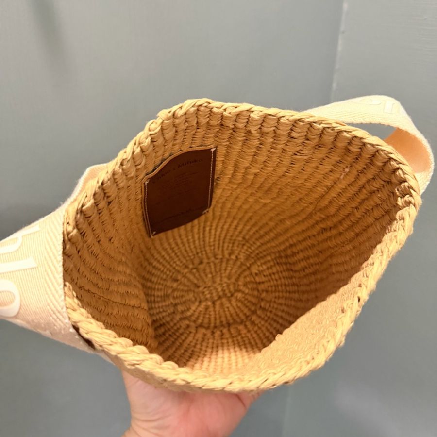 Chloe woody 草編包 水桶包 手提包-11
