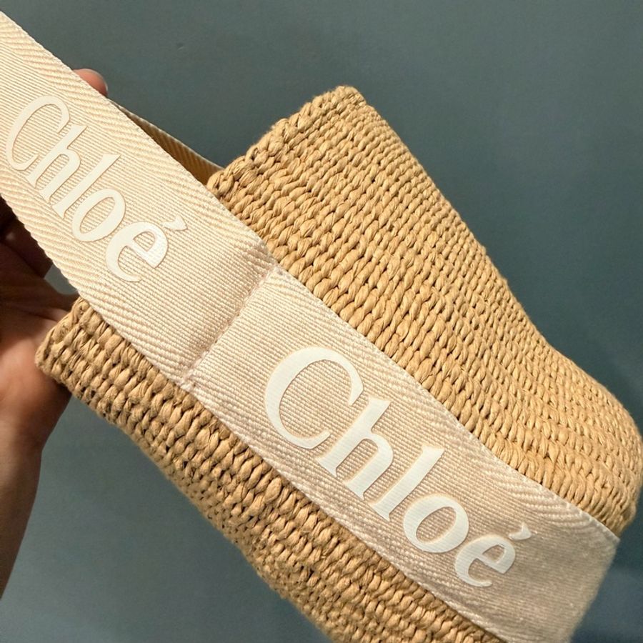 Chloe woody 草編包 水桶包 手提包-17
