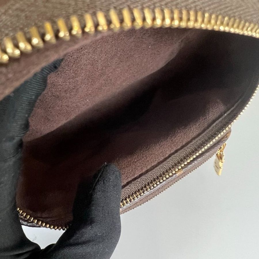 LV M82335/晶片款 老花Mini Bumbag 肩背包-7