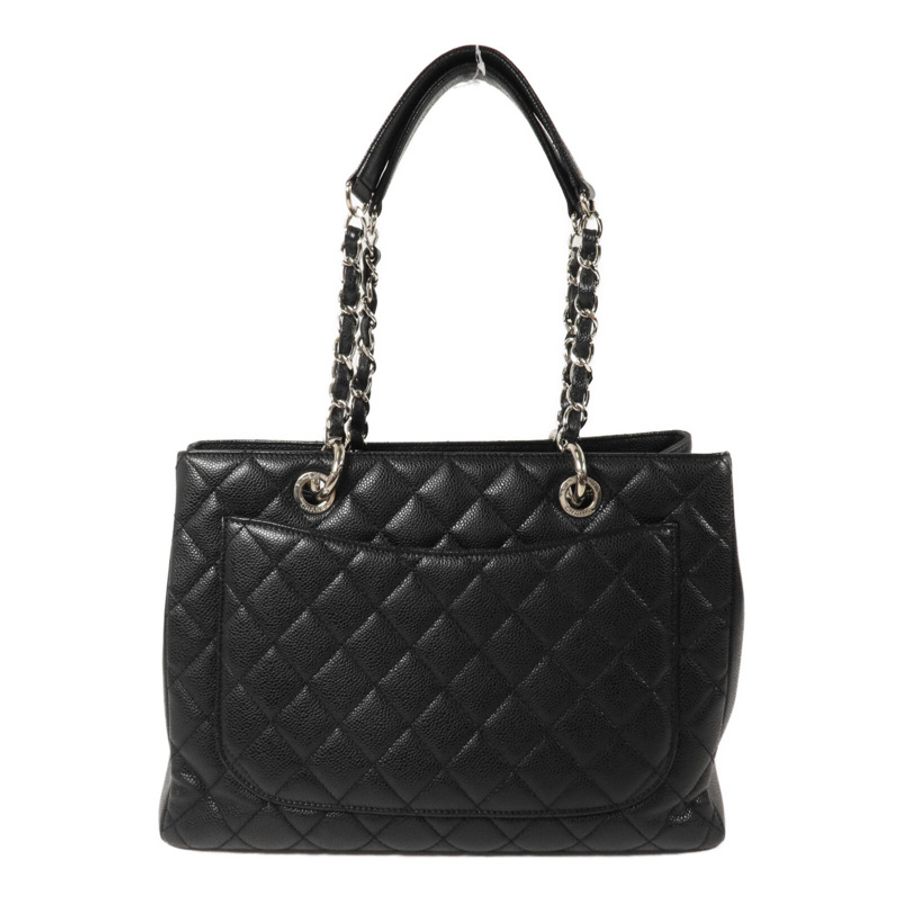 CHANEL 牛皮皮革GST Grand Shopping Tote Bag鏈帶肩背袋-1