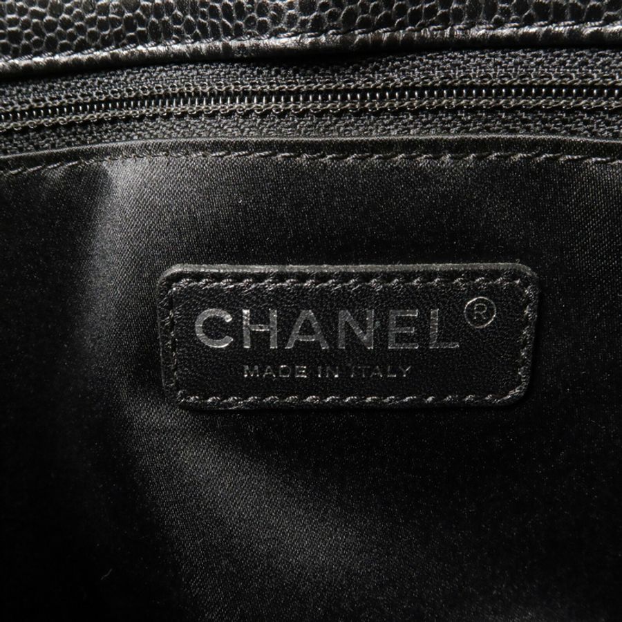 CHANEL 牛皮皮革GST Grand Shopping Tote Bag鏈帶肩背袋-5