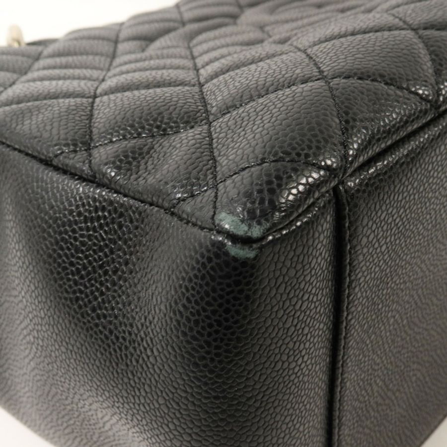 CHANEL 牛皮皮革GST Grand Shopping Tote Bag鏈帶肩背袋-9