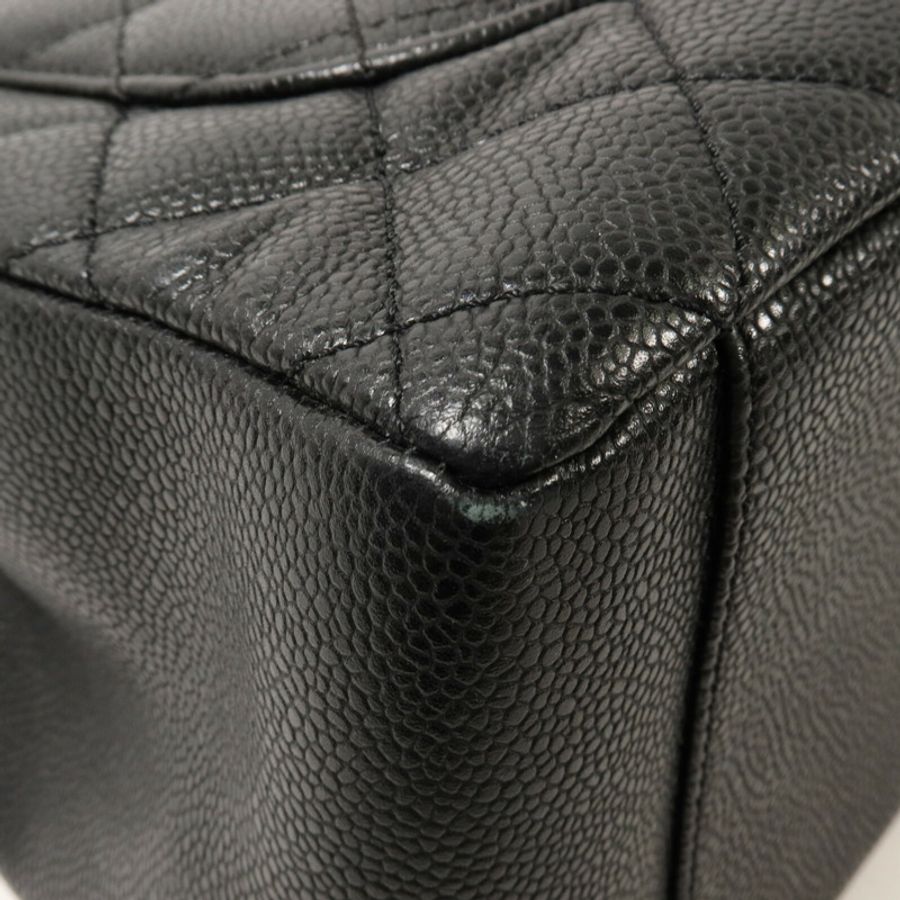 CHANEL 牛皮皮革GST Grand Shopping Tote Bag鏈帶肩背袋-11