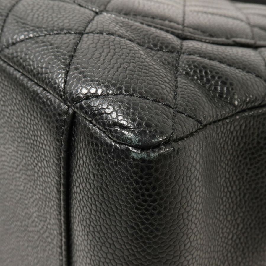 CHANEL 牛皮皮革GST Grand Shopping Tote Bag鏈帶肩背袋-12