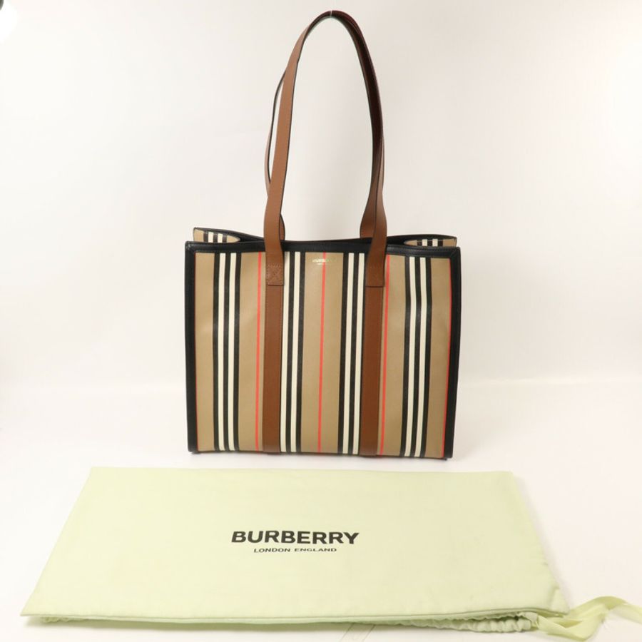 BURBERRY 塗層帆布Tote Bag手挽袋-8