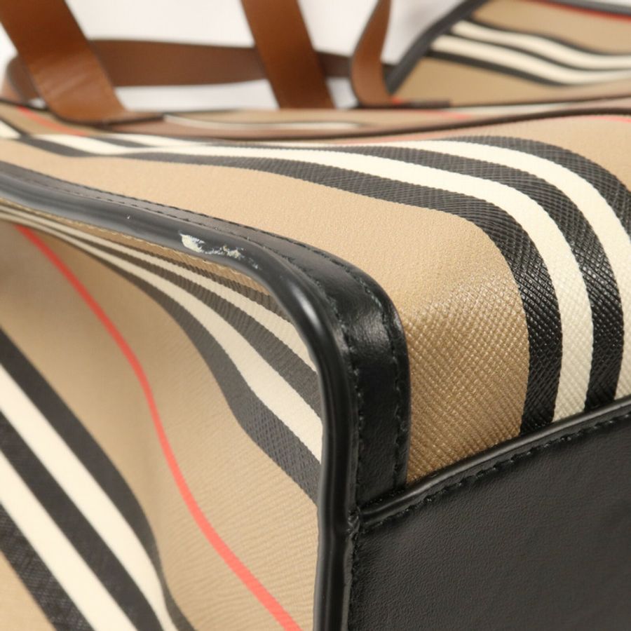 BURBERRY 塗層帆布Tote Bag手挽袋-10