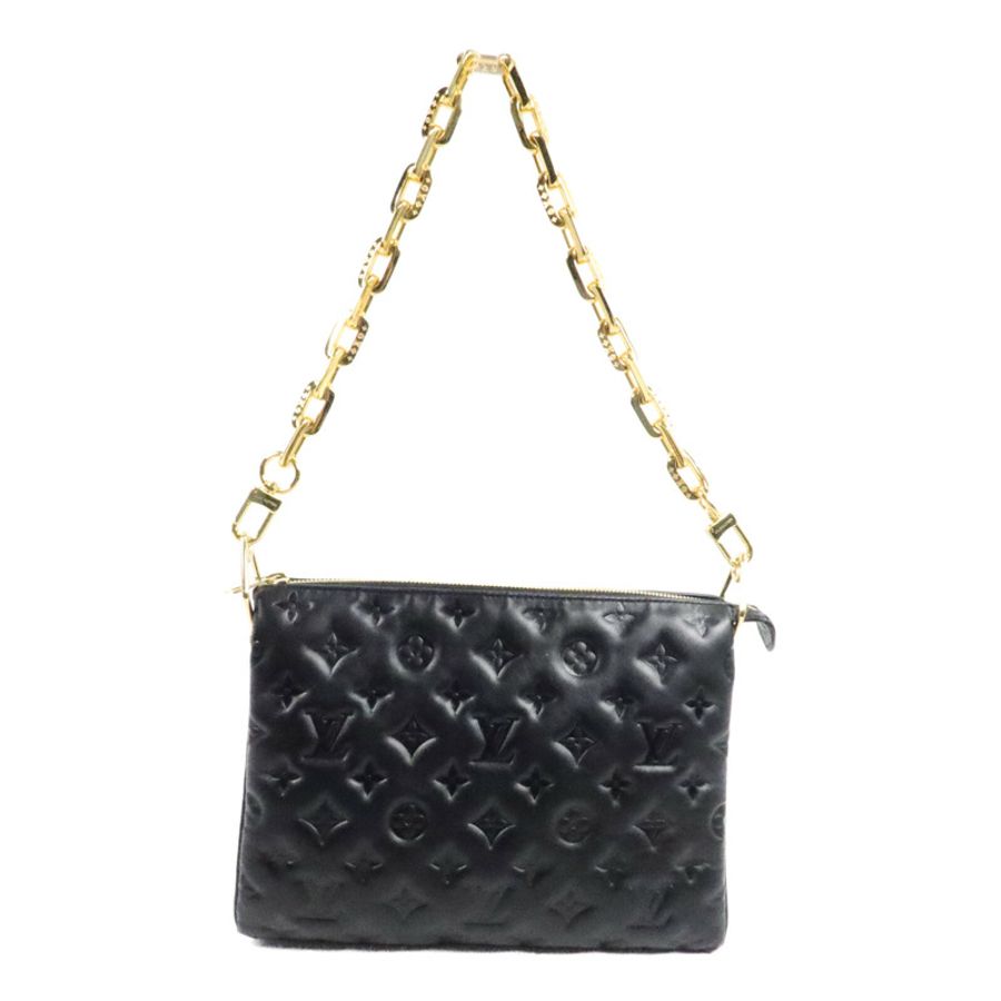 LOUIS VUITTON Monogram Embossed Coussin PM手挽肩背兩用袋-1