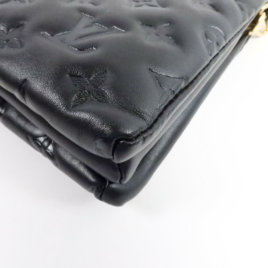 LOUIS VUITTON Monogram Embossed Coussin PM手挽肩背兩用袋-10