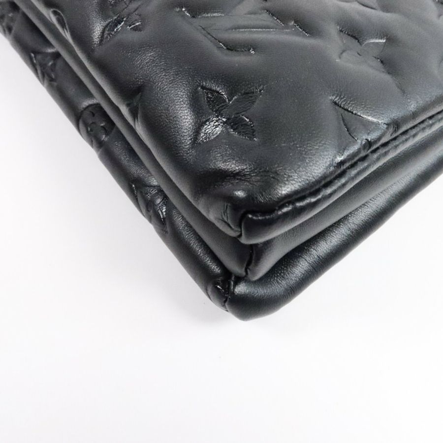 LOUIS VUITTON Monogram Embossed Coussin PM手挽肩背兩用袋-12