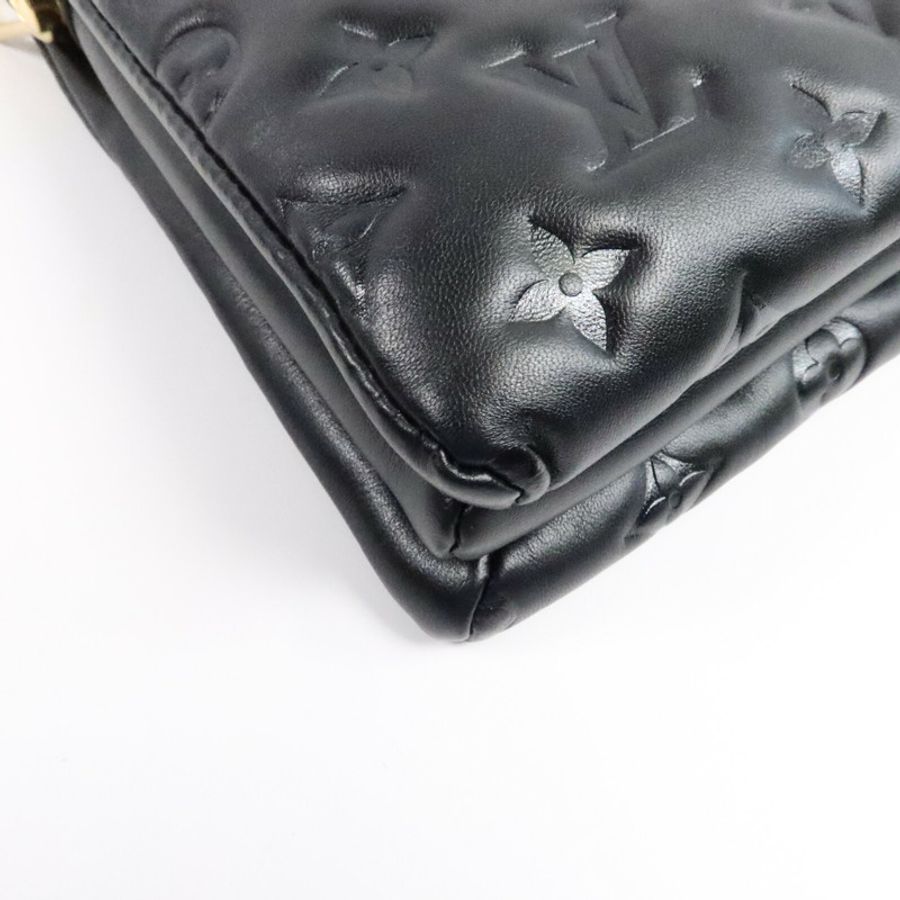 LOUIS VUITTON Monogram Embossed Coussin PM手挽肩背兩用袋-13