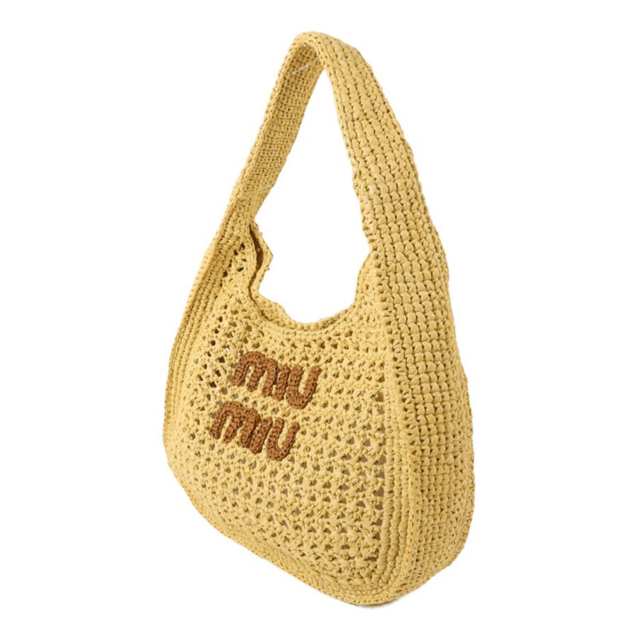 Miu Miu Raffia Woven Hobo手挽袋-2