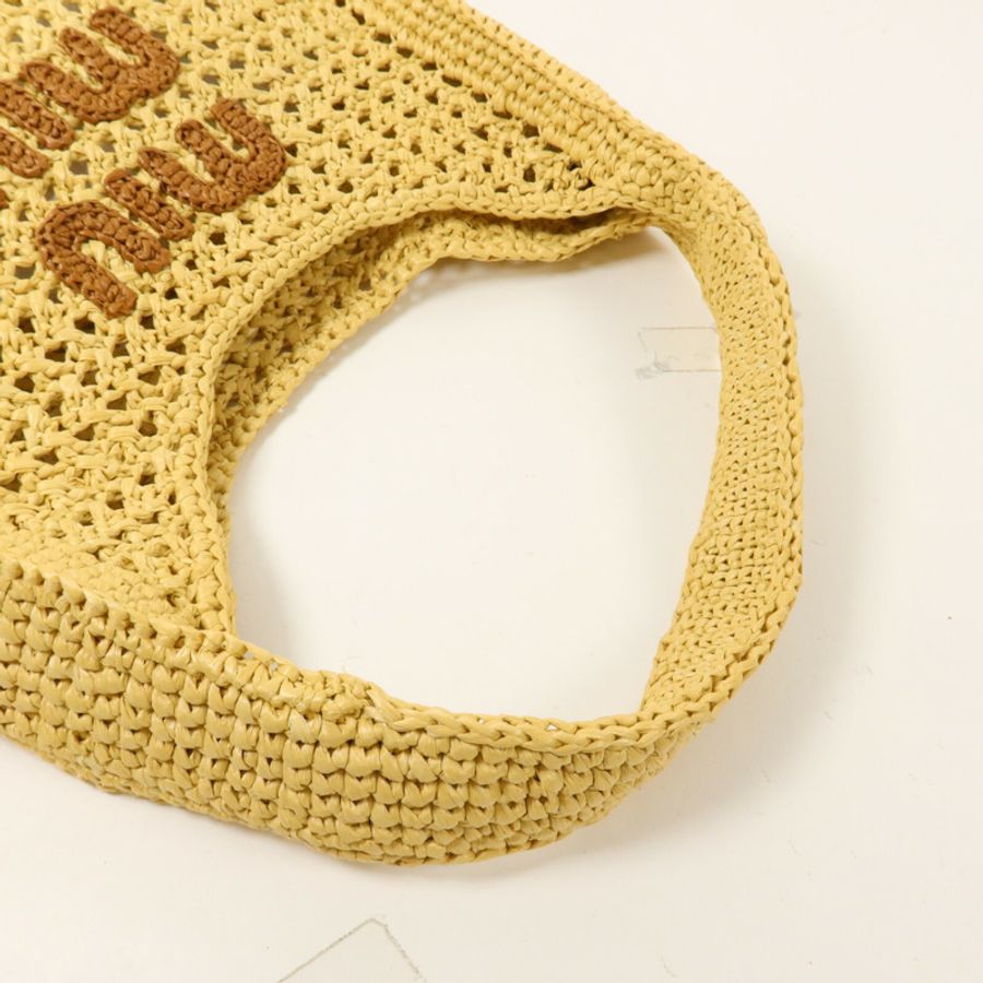 Miu Miu Raffia Woven Hobo手挽袋-7