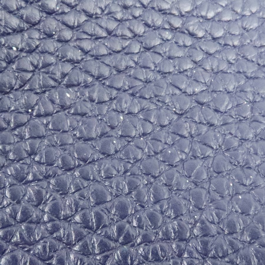 HERMES Clemence/Swift皮革Halzan 31手挽肩背兩用袋Bleu Nuit/Noir-15