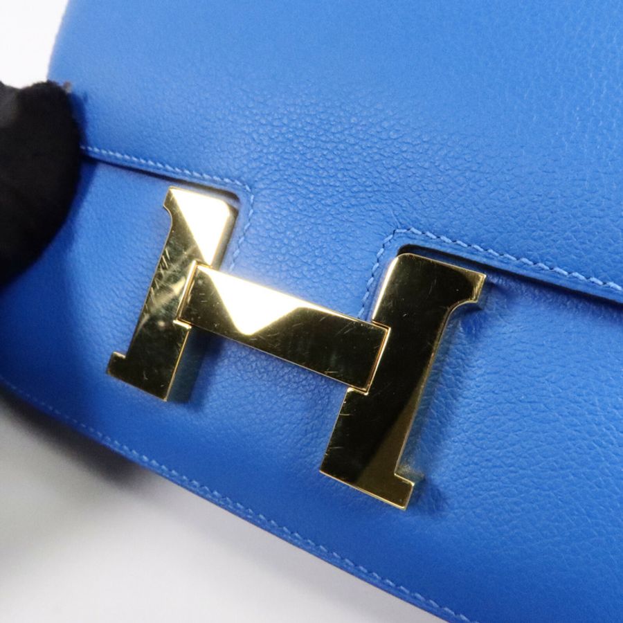 HERMES Evercolor皮革Constance Mini肩背袋-6