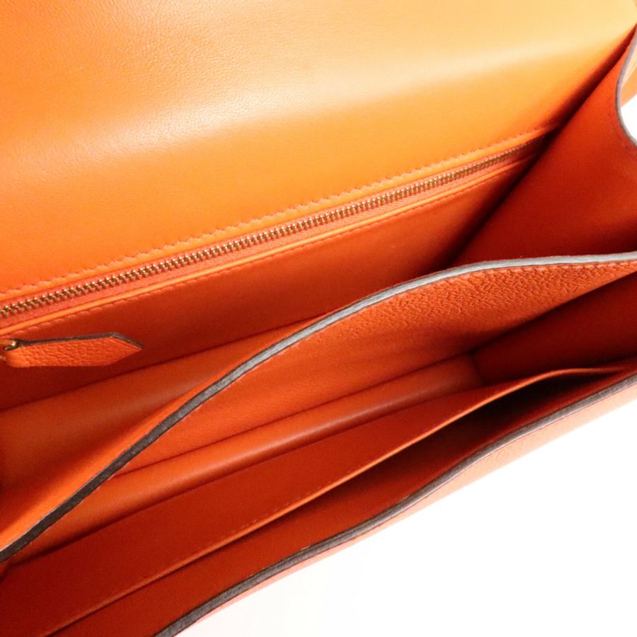 HERMES Evercolor皮革Constance 24肩背袋-4