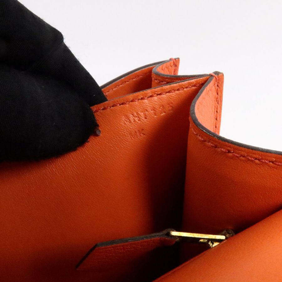 HERMES Evercolor皮革Constance 24肩背袋-6