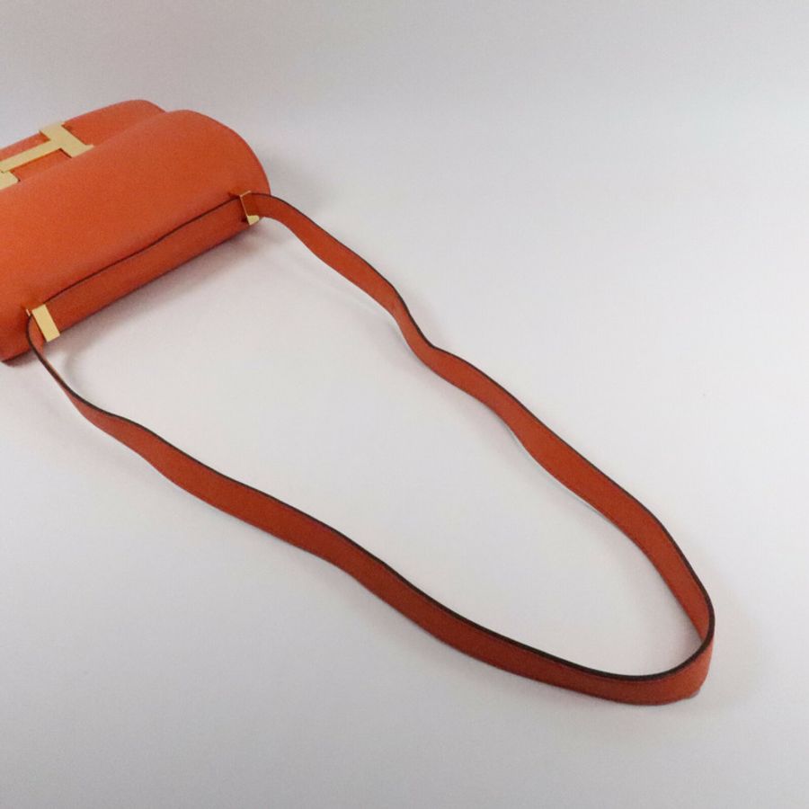 HERMES Evercolor皮革Constance 24肩背袋-9